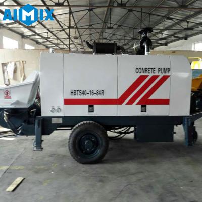 China Portable Trailer Concrete Pump Concrete Pumping machine for sale