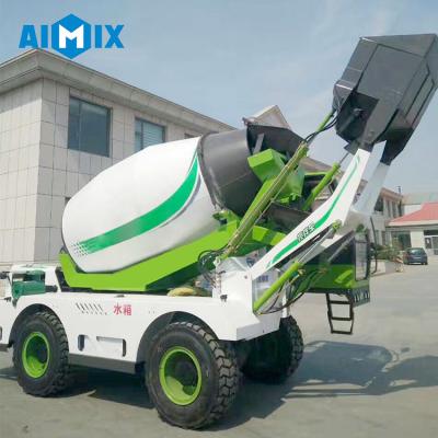 China Mobile Self Loading Concrete Mixer Machine for sale