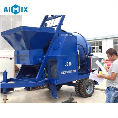 China Portable Concrete Mixer With Pump Concrete Mixer Pump for sale