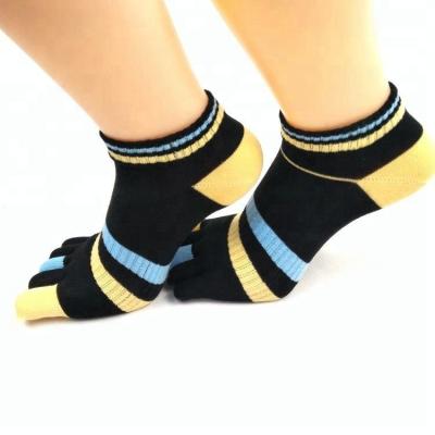 China Custom made toe socks men's running socks men's pure antibacterial high quality nylon foot socks five for sale