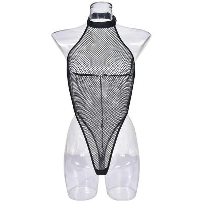 China Wholesale New Spandex women's mesh transparent one-piece sexy temptation uniform / lingerie nylon sexy lingerie for sale