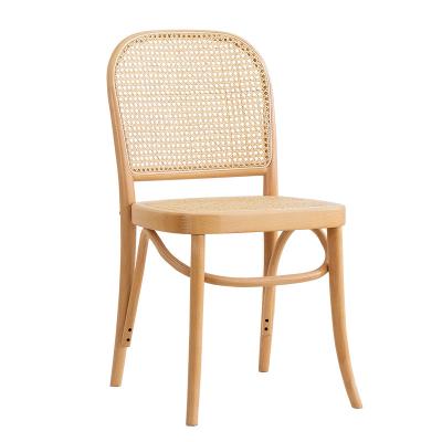 China High Quality Manufacturing Rattan Bistros Chair Cafe Bentwood Chair for sale