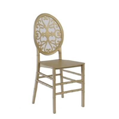 China Adjustable Plastic Throw Cloud Gold Chair (Other) Hotel Banquet Back Chair For Wedding Use for sale