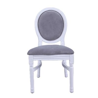 China Wholesale Cheap Event Louis Modern Style Stackable Banquet Seat Solid Wood Wedding Cooling French Chair for sale