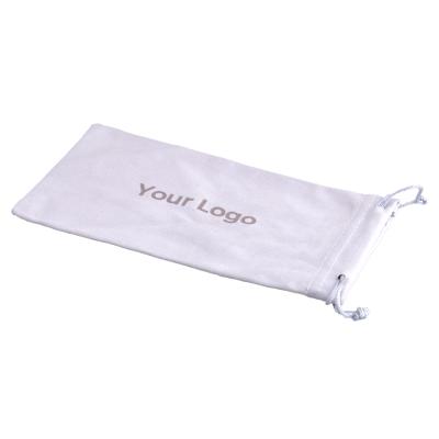 China High Quality Custom Logo Eyewear Microfiber Suede Pouch Jewelry Storage Bag Sunglasses Storage Bag for sale