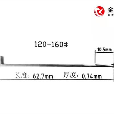 China Garment Shops 120-160 96#Mask High Carbon Steel Wear-Resisting Knitting Machine Needle 120 140 For Mask Earloop Knitting Machine for sale