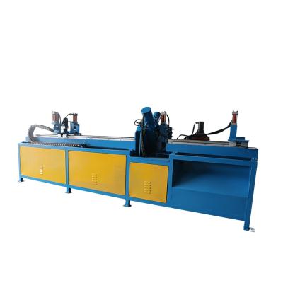 China food & Beverage Factory Steel Angle Flange Production Line Machine CNC Iron Wind Pipe Punch Shear Production Line for sale