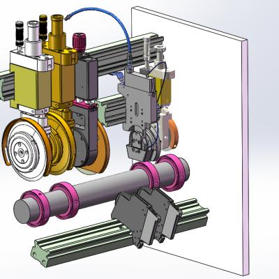 China Excellent quality cutter paper cut holder/pneumatic machine cutter longitudinal holder with blade for sale