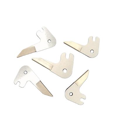 China BSN Hotels Disposable Mask Machine Blade 140 Millimeter Mask Scissor Cutting Knife Elastic Band Industrial Cutting Blade for sale