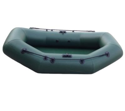 China Fishing PVC Inflatable Boat Inflatable Raft With Drop Stitch Air Floor Or Wooden Slat Floor for sale