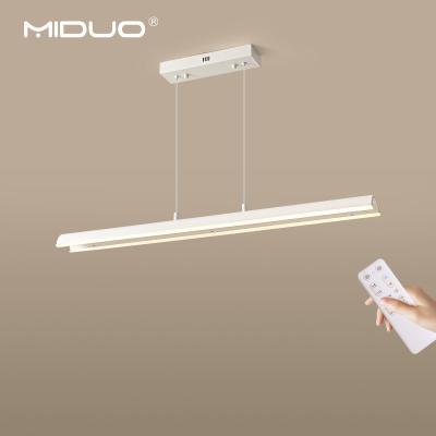 China Modern Modern One Shape Acrylic Led Pendant Light For Dining Room Pendant Hanging Led Lights for sale