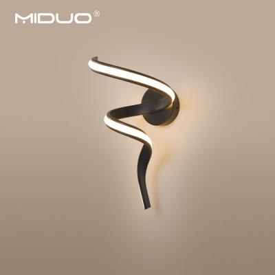 China MIDUO Bedside Living Room Nordic Light Modern Bedroom Wall Mounted Indoor Lighting Decoration Led Wall Lamps for sale