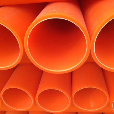 China Durable Details Customize Cable Protect To Pipe Mpp Electric Power Orange Pipe Underground Wire Electric Cable Tube Protection for sale