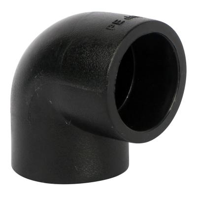 China Degree DN63mm - DN315mm HDPE Kinds Elbow 45 Degree 90 Degree Fittings for sale