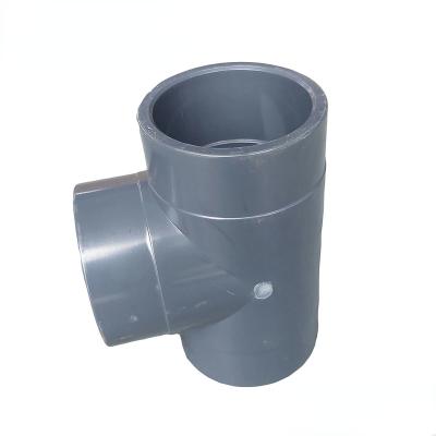 China Wholesale Kinds Rate DN16 Reducer Tee PVC Tube Coupling of UPVC Pipe Fitting Water Pipe Fitting for sale