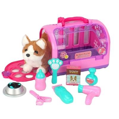 China Cute Beautician Pet Toy Role Playing Toy Set Children's Simulation Toy Role Playing Set for sale