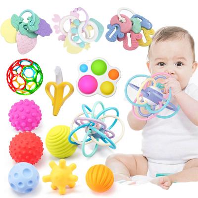 China Soft Rattle Teether Toys For Babies Educational Baby Games Rattle Toys Teether For Teeth Newborns Baby Rattles Toys For 0 12 Months for sale