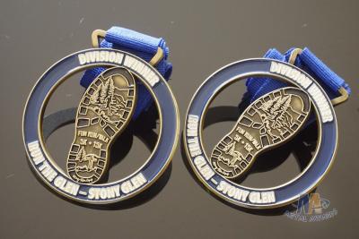 China Os esportes cortados ligas de zinco Metal a medalha/medalhas running personalizadas à venda