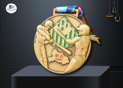 China Chapeamento de cobre personalizado de Medailles do esporte feito sob encomenda do relevo medalhas/3D do hóquei à venda