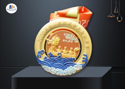 China 3D de Hulpmedaille van Dragon Boat Competiton met Kleuren het Schilderen Te koop