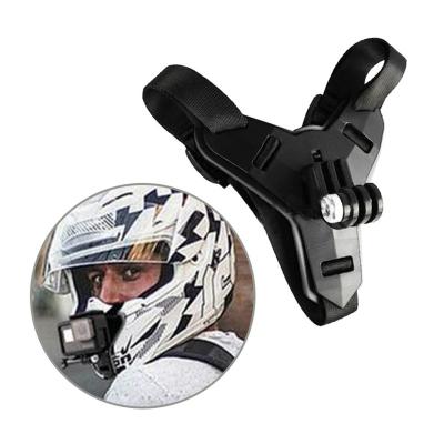 China Motorcycle Rinding Shooting Full Face Helmet Chin Mount Holder For GoPro Hero 8 Helmet Chin Stand Camera 7 5 SJCAM Motorcycle Accessories For Go Pro Hero 9 for sale