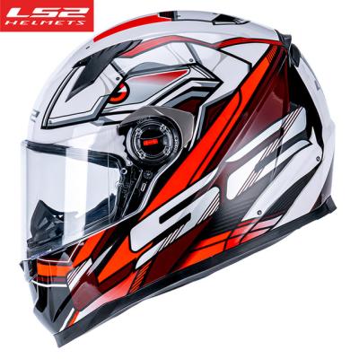 China New Fashion LS2 FF358 Full Face Flip Sun Visor Double Motor Bike Helmet Lightweight Motorcycle Helmet Adjustable Dual Lens For Bike Scooter ATV Biker for sale