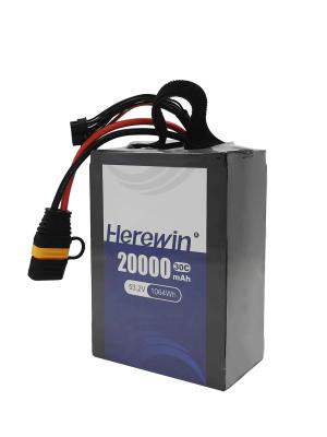 China Herewin 14S Drone Battery 20000mah 53.2V 30C Sprayer UAV Battery for sale