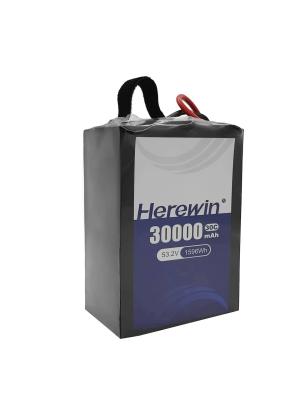 China Herewin 14S1P 30000mAh Soft Pack Batería de estado semi sólido 30C Sprayer Batería de UAV 53.2V en venta