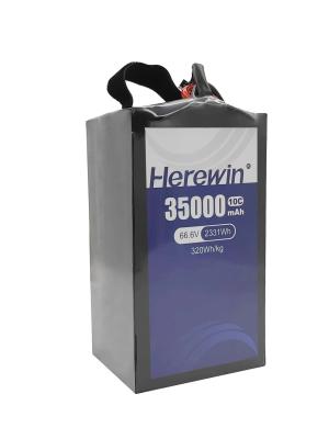 China Herewin Bateria Semi Solid 18S 66.6V 35000mAh Bateria Soft Pack de qualidade confiável à venda