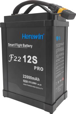 Китай Более длительный срок службы Herewin 12s 22000mah Липо аккумулятор 44.4V 976.8wh 22AH 25C дроновый распылитель продается