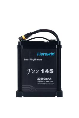 Chine Batterie Lipo à haute performance 22000mAh 25C 51.8V Smart 14s avec prise AS150U pour drone agricole à vendre