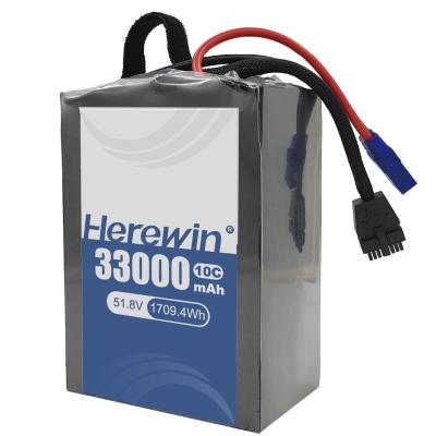 Китай Herewin Semi-Solid State Battery 14S 51.8V 33000mAh для беспилотных летательных аппаратов продается