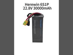 Herewin 6S1P 22.8V 30000mAh Pouch Cell High Voltage Battery Pack