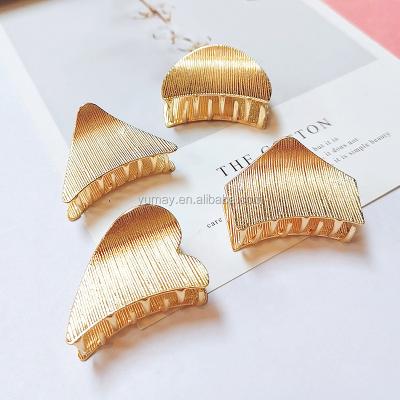 China Single Metal Hair Claw Alloy Jaw Clips Non Slip Hair Clamps For Women Hair Barrette for sale