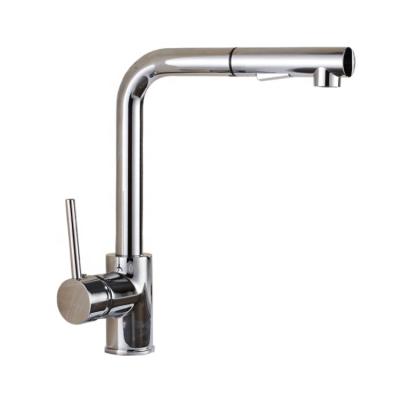 China Cheap Sense Faucets Low Price Single Handle Deck Mounted Pull Down Stainless Steel Kitchen Spring Brass Sink Faucet for sale