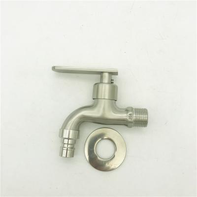 China Bib Modern Stainless Steel Basin Faucet Mixer Product Mechanical Bathroom for sale