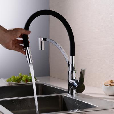 China Modern Classic Faucet Designer Kitchen Waterstone Wheel Wrap Faucets For Kitchen Modern Style Black for sale