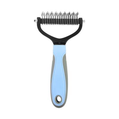 China Viable Pet Grooming Tool Cleaning Pet Comb Knot Hair Removal Dog Cat Hair Remover Open Comb for sale