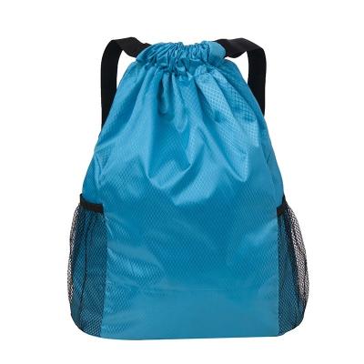 China With USB Drawstring Backpack Sports Beach Gym Waterproof Bag With Side Pockets For Sports Hiking Pilgrimage for sale