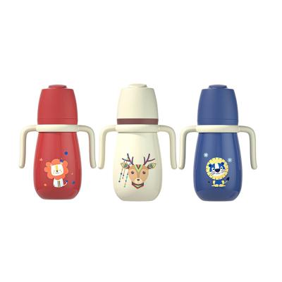 China BPA Free Good Quality double wall insulated steel sublimation baby bottle blank thermos feeding bottle stainless steel BPA Free for sale