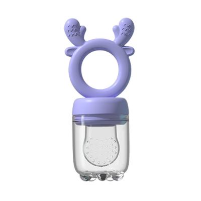 China Wholesale good quality BPA free beautiful and easy cleaning assembling feeder silicone feeder pacifier for fruit for sale