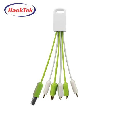 China MP3/MP4 Player HAOKTEK Gift Usb Led Light Logo Mobile Phone Usb Data Charging 3 In 1 Cable Type C Cable For Phone for sale