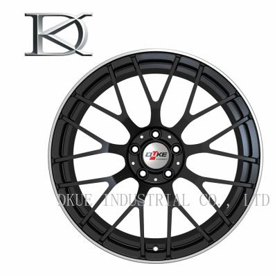 China Professional Black Forged Wheels , Forged Aluminum Wheels For Cars Customize for sale