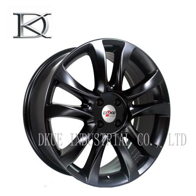 China Replica BBS Black 4X4 Wheels Rims / 17 Inch Alloy Rims 5 Hole 7.5 Width for sale