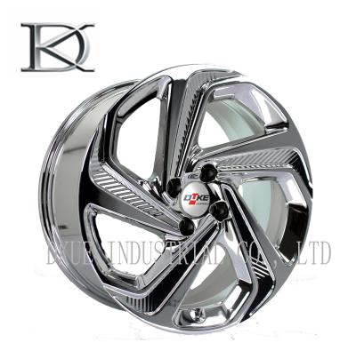 China Luxurious Machined Aluminum Wheels 5 Spoke Deep Lip Rims Electroplating Finished for sale