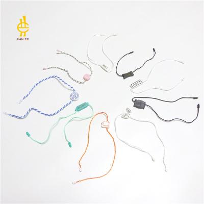 China Waterproof Wholesale High Quality Double Slings Hook Tag Rope Luggage Tag Rope Clothing Twine for sale