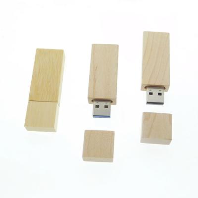 China 16GB High Speed ​​Bamboo Wooden USB3.0 USB Flash Memory Hard Drive With Customized Logo 4GBUSB3.0 32GBUSB3.0 64GBUSB3.0 128GBUSB3.0 60*15*10mm for sale