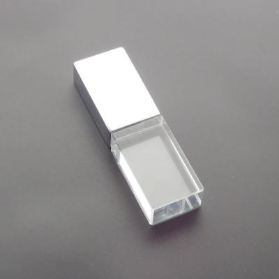 China Hot Selling 8GB USB Crystal Flash Drive with LED Light and Laser in Crystal 128MB 256MB 512MB 1GB 2GB 4GB 16GB 32GB 64GB 128GB 60*18*10mm for sale