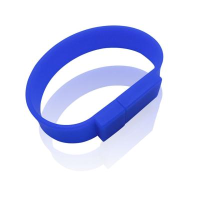 China Hot Selling 4GB Silicon Wristband USB Flash Memory Hard Drive With Logo Marked MOQ 10pcs 128MB 256MB 512MB 1GB 2GB 8GB 16GB 32GB 64GB 128GB for sale