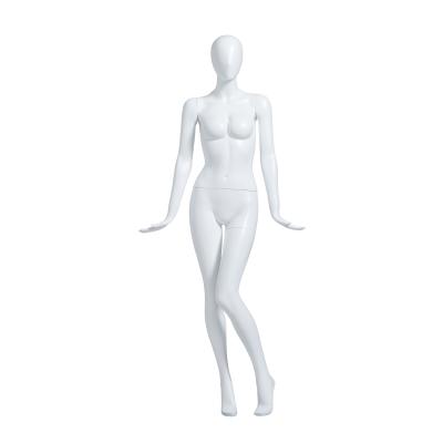 China White Realistic Female Mannequin Full Body 60CM Waist For Sportswear for sale